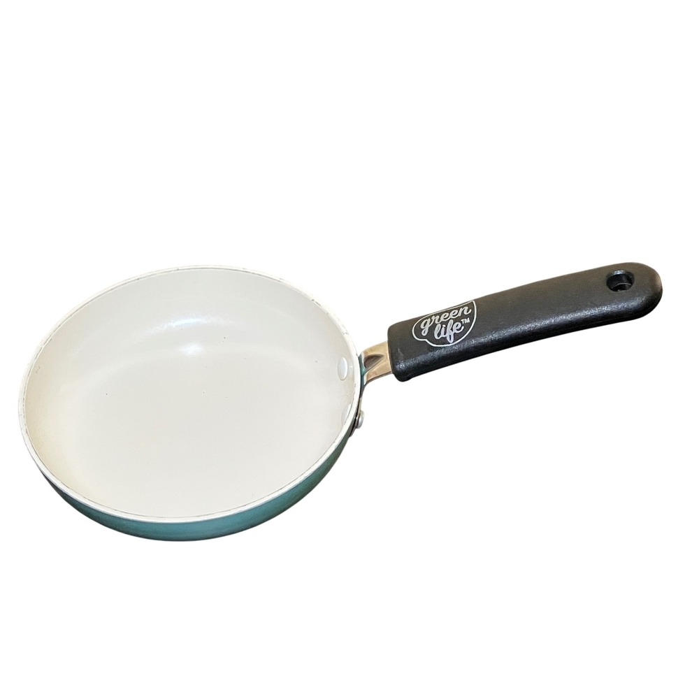 GreenLife Ceramic Nonstick Frying Pan  7in Turquoise Skillet
